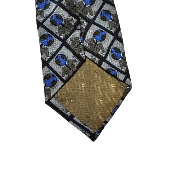Zanzara Special Edition Playboy Archives Keith Haring Necktie 100% Silk Vintage - Picture 5 of 7